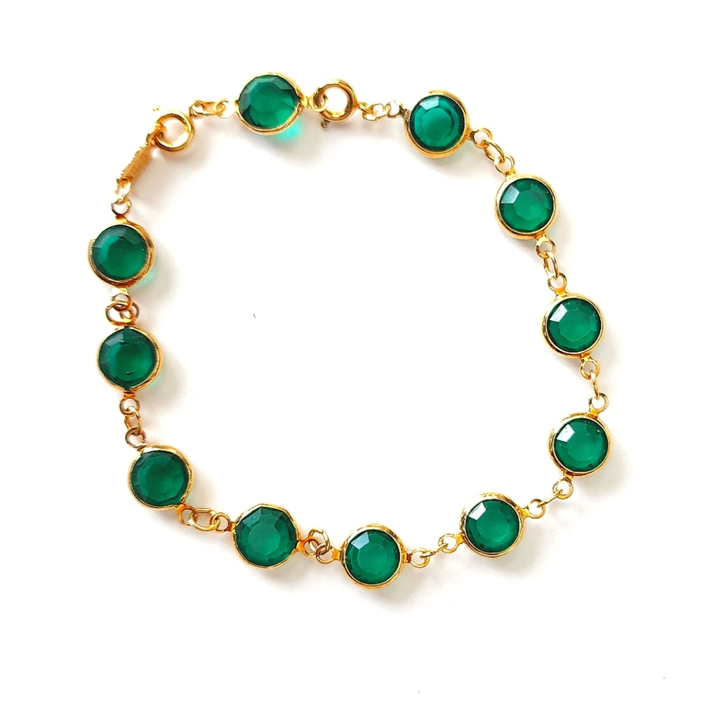 Swarovski Green Crystal Bracelet